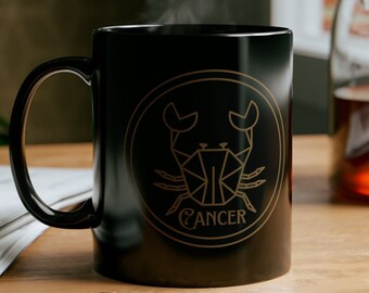 Cancer Zodiac Mug, Zodiac mug, Cancer mug, Cancer birthday gift, Cancer Gift, Cancer Birthday Gift Mug, Cancer Coffee Cup, Astrology Mug