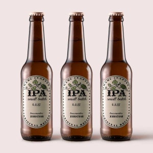 Custom Printed Beer Labels IPA small batch image 2