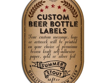 Custom Printed Beer Labels