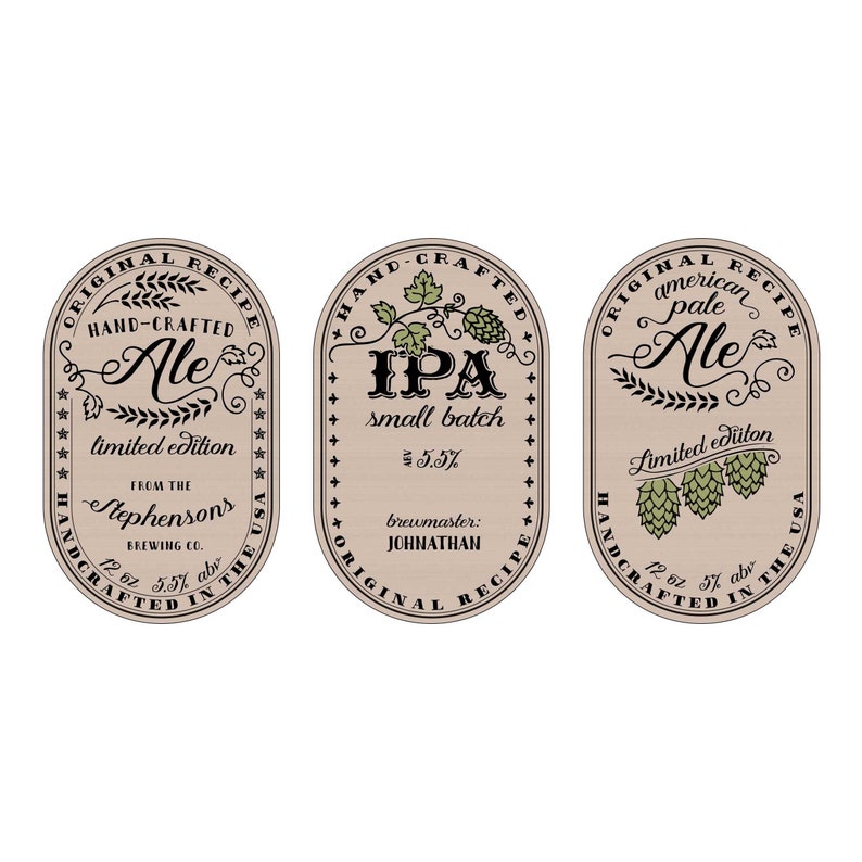 Custom Printed Beer Labels IPA small batch image 4