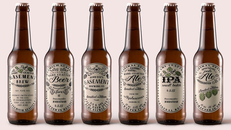 Custom Printed Beer Labels IPA small batch image 3