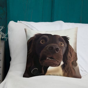 Premium Pillow Confused Dog - Etsy