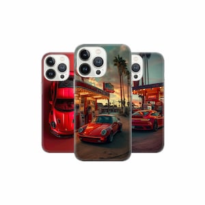 Classic car Phone Case Sportscar Cover for iPhone 15 14 13 12 Pro Xs SE Samsung S24 S23 S22 FE A25 A15 Pixel 8A 7 Pro