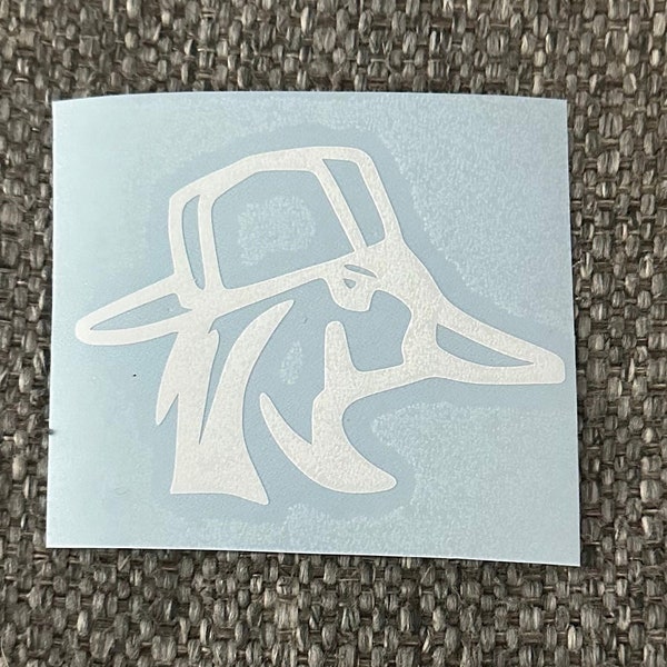 Duck Backwards Hat Decals,Hunting Decals, Available in Many Sizes and Colors, Vinyl Decal, Car Window Decal, Free Shipping