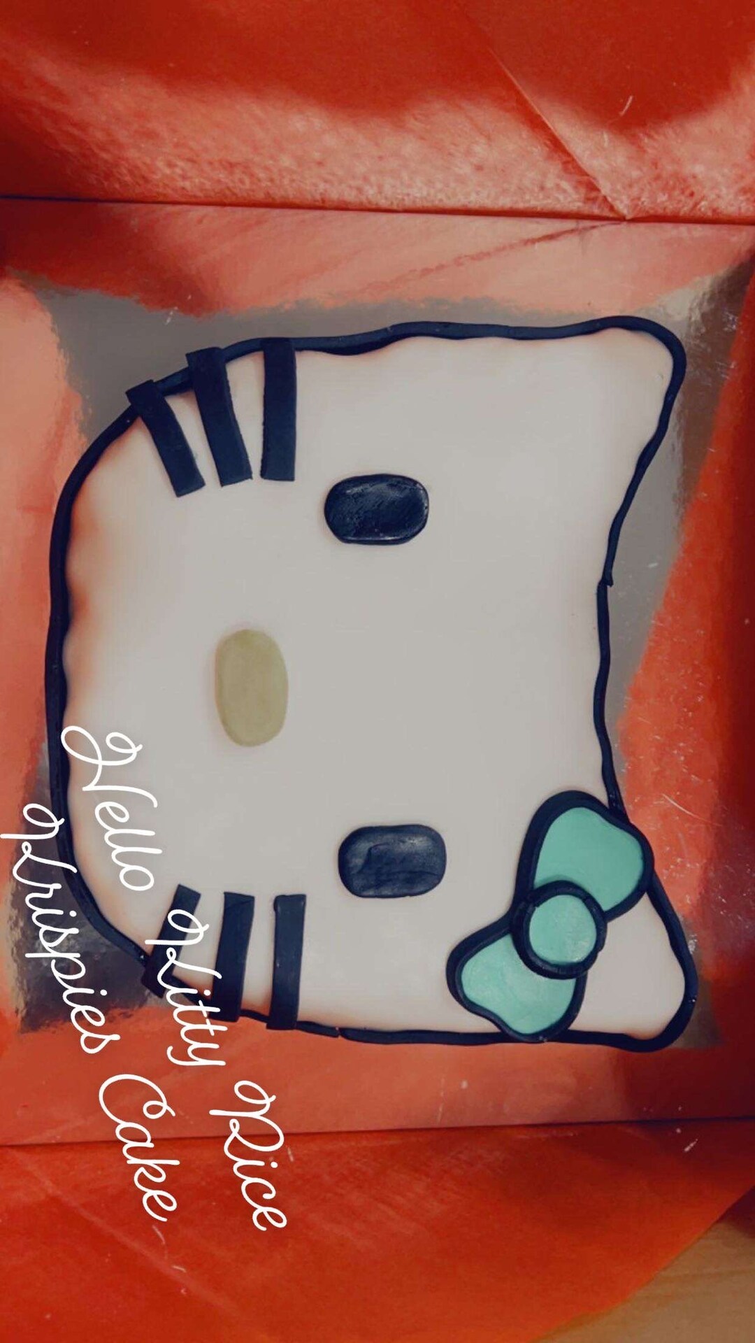 Custom Hello Kitty Rice Krispies Cake - Etsy