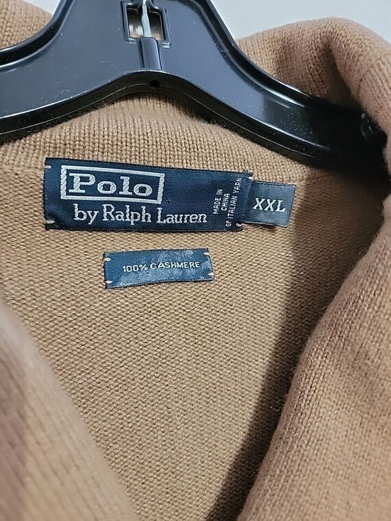 VTG Polo Ralph Lauren Men’s Size 2XL 100% Cashmer… - image 4