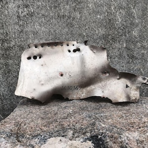 Ukraine war autentic piece of rocket fuselage invasion in Ukraine war in Ukraine