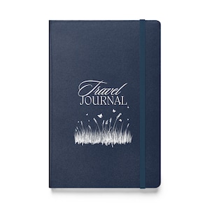 Journal Hardcover Bound Notebook Travel Diary With Storage Pouch High Quality Notebook Simple Wildflower Journal Travel Gift Adventurer Gift