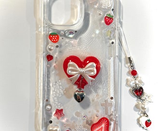 red bow phone case