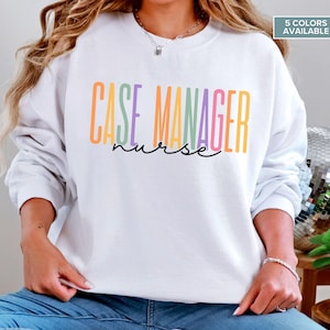 Felpa regalo per infermiere Case Manager, infermiere registrato per assistenza ai pazienti, studente infermieristico laureato, più 5XL oversize RN BSN LPN