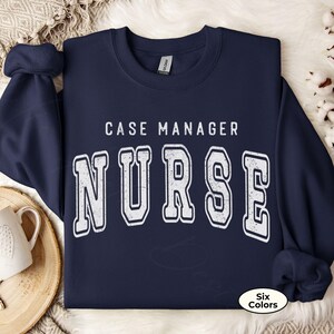 Felpa regalo per infermiere responsabile del caso, sostenitore dell'assistenza ai pazienti, studente infermiere registrato, laurea, taglia 5XL, oversize, RN, BSN, LPN, collega di gruppo