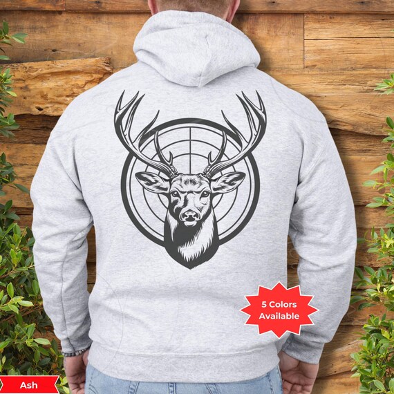 Deer Hoodie With Antlers Crosshair Design Gift for Him Hunter Dad Grandpa Boyfriend 5xl Hunting Sweater Birthday Christmas Fathers Day Etsy UK