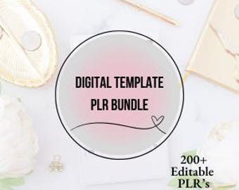 200+ Editable Canva Planner Templates: PLR Digital Business Planners