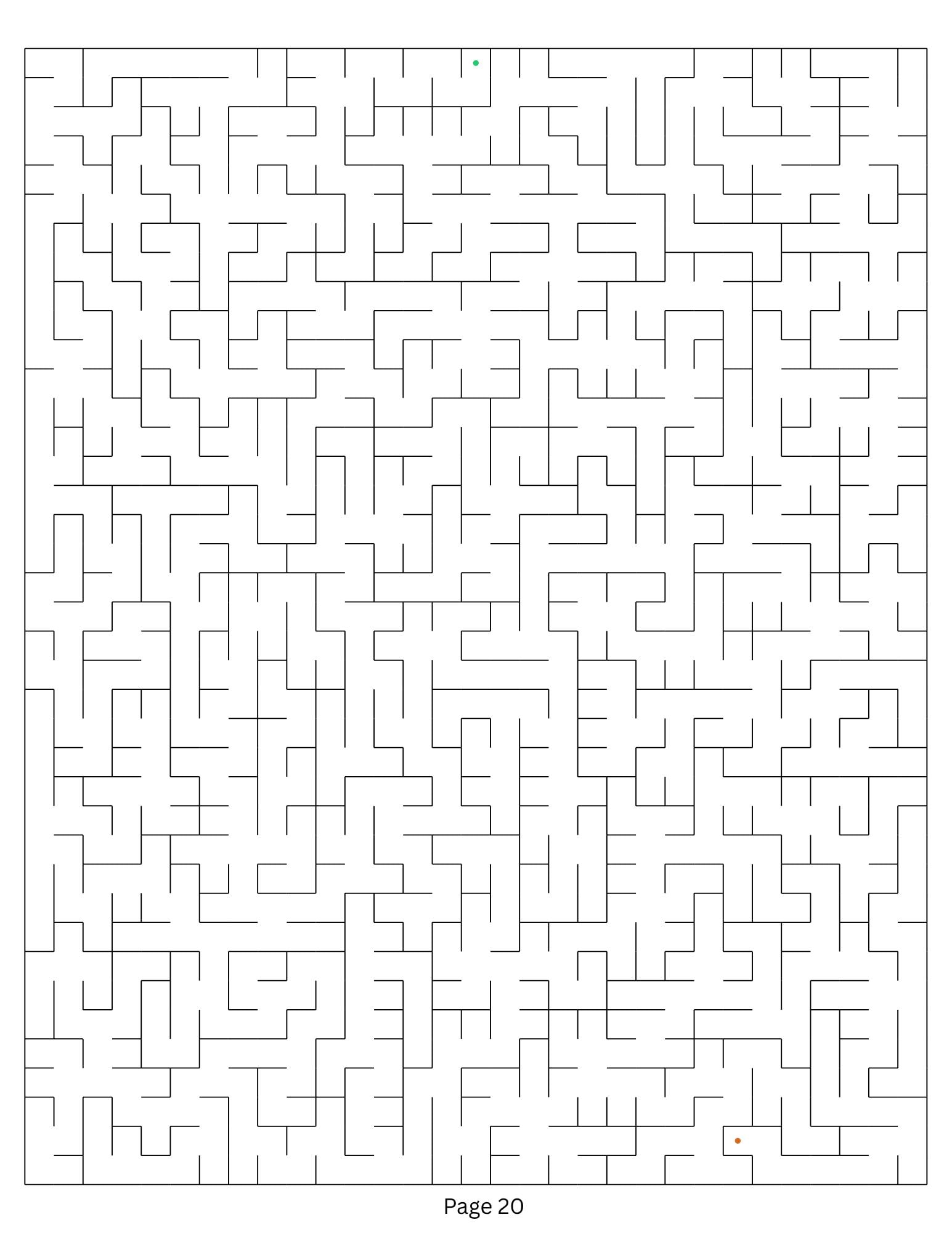 Printable Maze Book for Adults & Kids: 40+ Relaxing Puzzles (instant