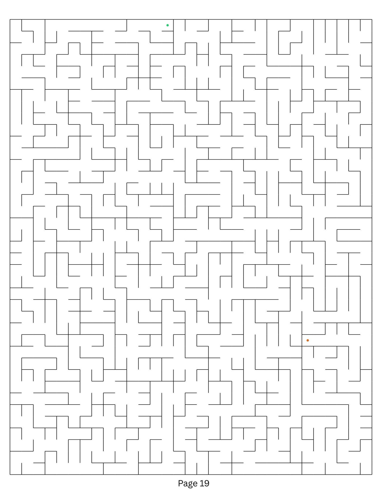 Printable Maze Book for Adults & Kids: 40+ Relaxing Puzzles (instant