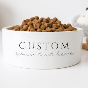 Tazón para perros personalizado, Tazón para mascotas personalizado, Tazón de comida para gatos personalizado, Tazón de comida personalizado, Regalo para gatos, Regalo para perros, Regalo para amantes de las mascotas, Tazón personalizado