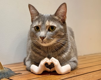 Des mains de chat ! Déguisement de chat, petites mains de chat, faux gants de chat, cosplay d'animal de compagnie, jouet pour chat, déguisement de chat mignon, cadeau pour animal de compagnie, drôle