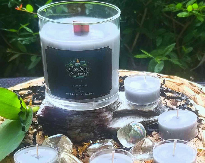 Calm Before The Storm|wood wick|crackling soy candle