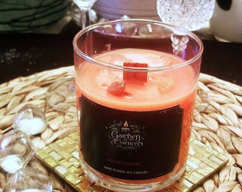 Aphrodisiac|wood wick|crackling soy candle