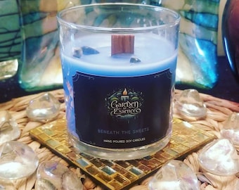 Beneath the Sheets|wood wick| crackling soy candle