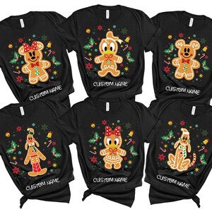 Mickey and Friends Gingerbread Disney Sweatshirt, Disney Christmas shirt, Mickey and Friends shirt,Christmas Party shirt,Custom Disney shirt