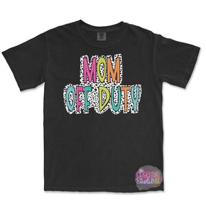 Mom off Duty Png, Bright Doodle, Dalmatian Dots, Digital File, DTF - Etsy
