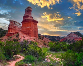 Palo Duro Canyon Fine Art Print, Texas Landscape Photograph, Texas State parks