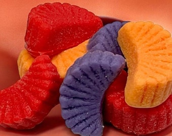 FRUIT SLICES - Wax Embeds, Shaped Wax Melt, Wax Tarts, Scented Embeds, Wax Melts, Highly Scented, Dessert Candle, Wax Decoration