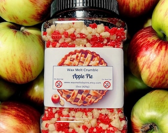 Apple Pie Wax Crumbles: Scented Candle Topping, 15oz Tub