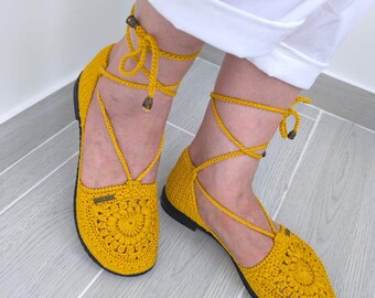 Crochet Cotton Sandals: Handmade Summer Shoes