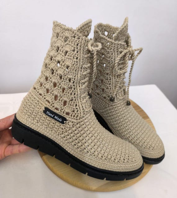 Crochet Tutorial Botas A Crochet Para Adultos Botas Zapatos