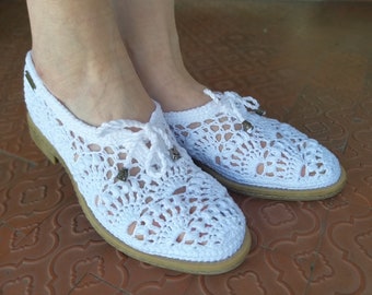 Handmade Crochet Cotton Shoes: Breathable Summer Footwear