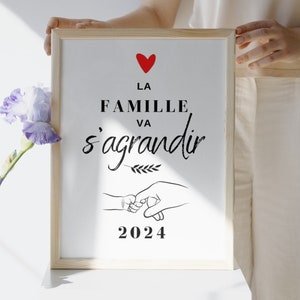 affiche la famille va s'agrandir