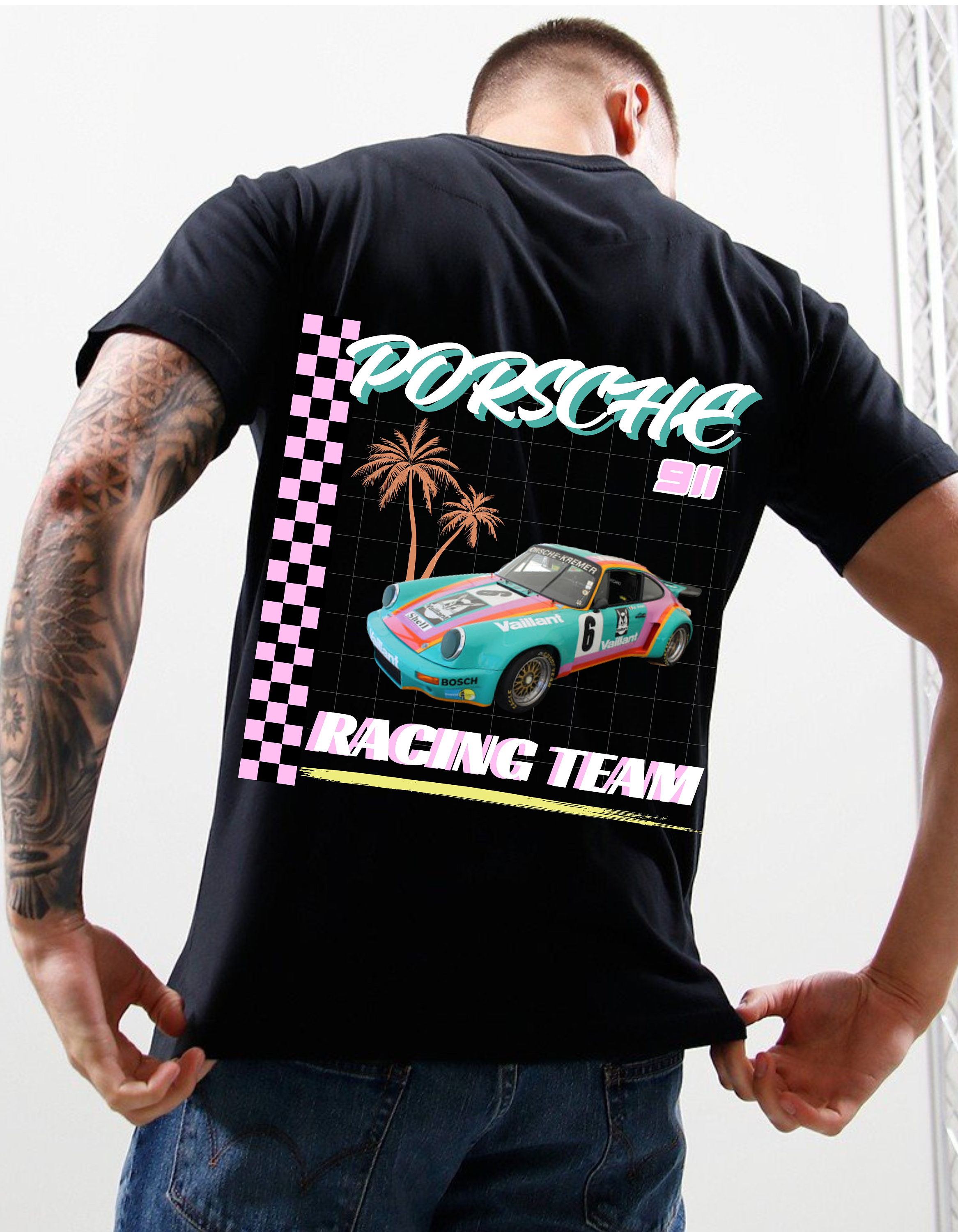 Porsche racing top team shirt