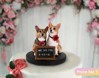 CUSTOM dog cake topper, custom dog polymer clay, pass away pet memorial, pet decor gifts, custom dog figurine, pet memorial gift, pet loss