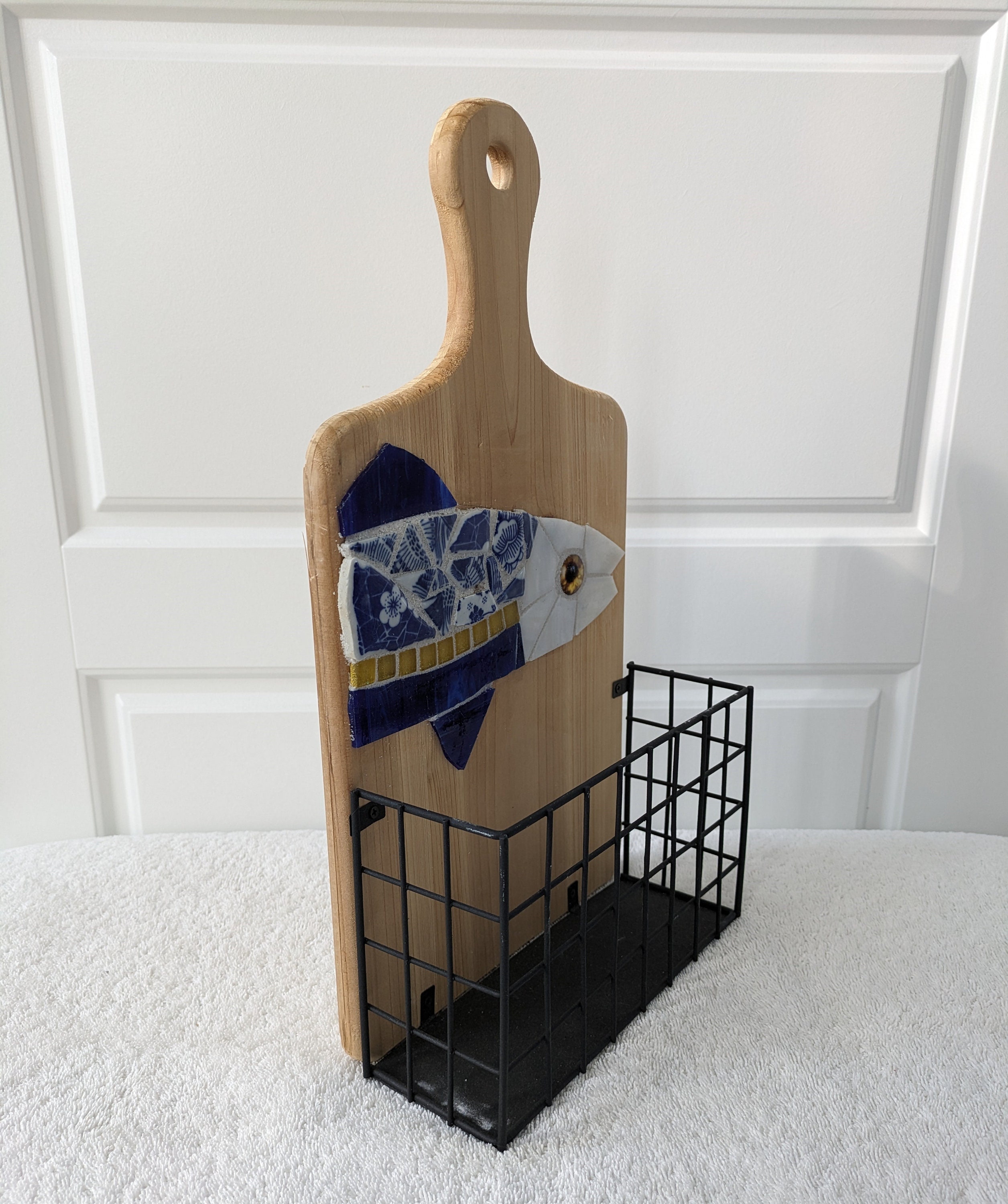 Wooden Fish Basket Etsy