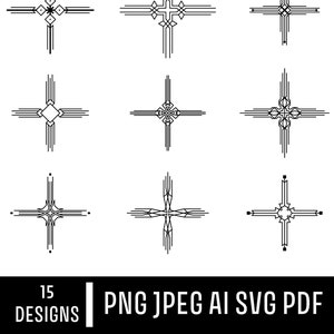 Christian Crosses Bundle. Christian Cross Clipart. Svg, Png, AI, PDF and JPG Digital Files.