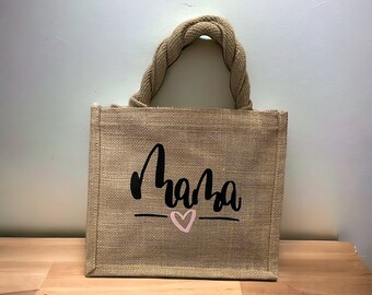 Jute Tasche | Geschenktasche | Muttertag | Geschenk für Mama | Tasche für Mama