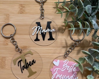 Personalized Keychain | Acrylic Keychain | Gift for Valentine's Day