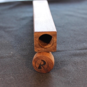 Handcrafted, Ritual Walnut Doob Tube – 6” Solid Wood Storage Tube | Smell-Proof, Sustainable, Minimalist Design
