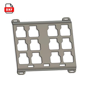 DXF File Only! Milwaukee Dual Packout DXF File, Inches and Metric Measurements
