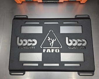 Klein MODbox Full Width Mount, Heavy Duty, 10 ga Steel, for Vehicles, Garage, ATVs | FAFO Graphics, for Electricians, Mobile Mechanics