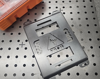 Klein MODbox Half-Width Mount, Heavy Duty, 10 ga Steel, FAFO Graphics, for Work Vehicles, ATVs, Electricians, Mobile Mechanics