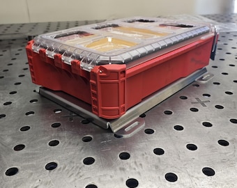 Milwaukee Packout Mount Aluminum Half Width, Toolbox Holder, Light Weight, for ATVs, Vans, Work Vehicles, Sxs, Custom Builds