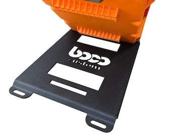 Klein MODbox Half-Width Mount, Heavy Duty, 10 ga Steel, for Vehicles, Garage, ATVs, for Electricians, Mobile Mechanics, Work Trucks