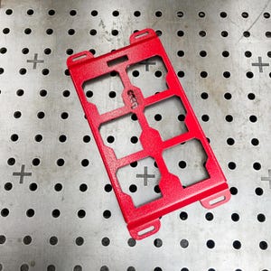Heavy Duty Milwaukee Packout Mount, Half Width, For ATV, Truck, Tractors, Powder Coated 10ga steel