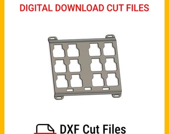 Milwaukee Packout Mount DXF Cut Files – Dual Full Width, Inches/Metric (Digital Download)