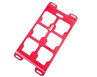 Milwaukee Packout Mount, Half Width, For ATV, Truck, Tractors, Powder Coat Red, Low Profile