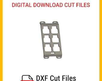 Milwaukee Packout Mount DXF File – Half Width, Plasma Laser Ready (Digital Download)
