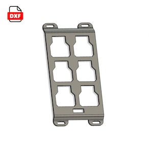 DXF File Only! Milwaukee Single Packout DXF File, Inches and Metric Measurements